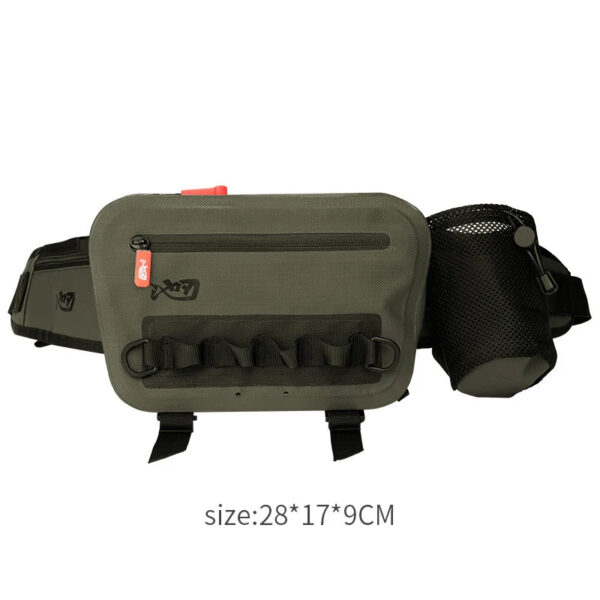 6f0158b4207c8ba1 LINNHUE Fishing Tackle Waterproof Bag Outdoor Waist Fanny Pack Capacity Crossbody Bag Fishing Lures Line Box Storage Accessories