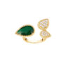 6f45d79c8d3eb50a new model full diamond bead edge drip ring opening, suitable for holiday gifts