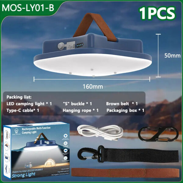 6f573aece4559945 MOSLIGHTING Solar Chargin Tent Strong Light with Magnet Zoom Portable Torch Camping lantern Work Maintenance Lighting 80W LED