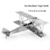 3D Metal Military J-20 J-10B SU-34 KA-50 Fighter UFO RAH-66 Helicopter DIY Handmade Assemble Model Jigsaw Puzzles
