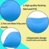 6f734322fe4146c8 3 Pack Ultralight Inflatable Camping Travel Pillow Small Squared Flocked Fabric Air Pillow for Compact, Comfortable, Ergonomic for Neck and Lumbar Support While Camp Hiking Backpacking