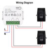 6f7cdd7dce6161b5 Tuya Smart New WiFi Energy Clamp Bidirectional Meter with Buzzer Alarm for Threshold App Monitor Export Import Power AC110V/240V