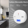 6f7f3cbd511f3956 Carbon Monoxide Co LCD Display Home Wireless Toxic Gas Leak Detector Fire Sound Alarm