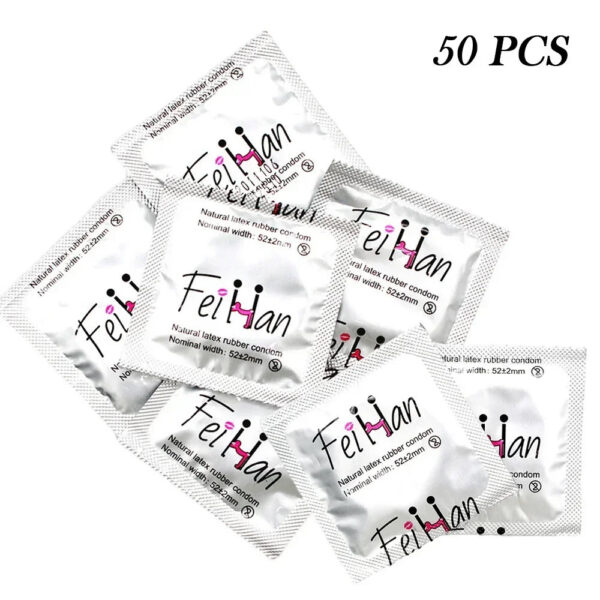 Hyaluronic Acid Condom Cock Penis Sleeve Natural Latex Lubrication Ultra Thin Condom Contraception Supplies Adults Sex Toy 성인용품