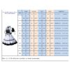 Anime French Maid Apron Lolita Fancy Dress Cosplay Costume Furry Cat Ear Gloves Socks Set(2XL)