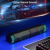 6f9c23eeb08b7f69 Jeecoo M20 Bluetooth Computer Speakers for PC Desktop Monitor, Wired USB-Powered,Combine/Separate to Customize Your Desk