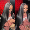 6fa91aba792dc6ba Glueless Straight 13x4 Front Pre-Cut Human Hair Wigs Ready To Wear 6x4 5x5 Hd Lace Closure Wig