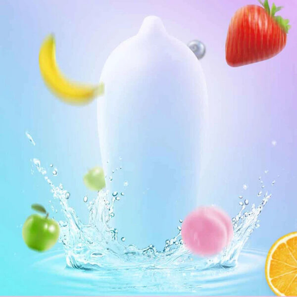 52mm Condoms Penis Sleeve Fruit Flavor 10 Pack Natural Latex Condoms Extra Lubricated Six Styles Adult Safer Sex Health Toys