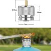 6fc753897b14a18a Adiwo Gas Tank Refill Adapter, Portable Outdoor Gas Tank Refill Adapter, Spiral Valve Adapter, Outdoor Portable Air Pressure Valve Charging Valve, Multi-Function Camping Tank Exhaust Valve