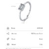 6fd293340edefa59 MODIAN 925 Sterling Silver Emerald Cut Rectangle CZ Ring Exquisite Simple Anniversary Gifts For Women Fine Wedding Jewelry