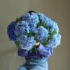 6fd40997daa04d92 3PCS 22 inch Realistic Artificial Hydrangea Large Real Touch Flowers Artificial Flowers Dry Flowers Outdoor Wedding Christmas Office Family Party Living Room Table Decoration (Blue)