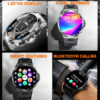 New 1.85-inch ultra smartwatch, GPS track, HD Bluetooth call; 710 mah large battery 400+ dial, suitable for Huawei Xiaomi