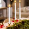 6fe6a6c4f70b0c20 LED Flameless Flickering Taper 3D Wick Candles Lamp with Remote Control Tea Lights Wedding Home Decor Battery Operated