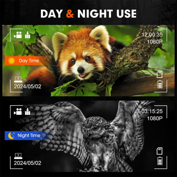 6fea63c22f54b3b1 HD Screen Binoculars 5X Digital Zoom Head Mount Goggles for Outdoor Hunting Telescope Infrared Night Vision Device