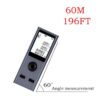 Mini Rangefinder Digital Tape Measure Laser Ruler USB Charge Aluminum Alloy Fuselage Measuring Distance: 30m/40m/50m