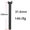 ELITA ONE Carbon Seat Post  25.4/27.2/30.9/31.6 MTB/Road Bike Seatpost  Ultralight 130g 62C