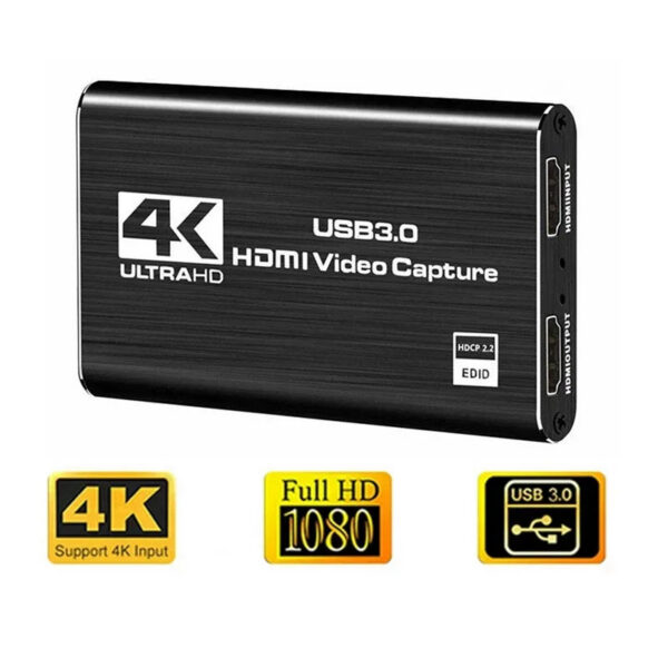 6ff85ea9b7bd0f90 HdTV Camera Recording Box4k 1080p 60fps Hd Video Capture Card - Compatible With Usb 3.0pc Live Streaming Grabber Recorder PS5