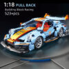 523pcs Building Blocks City Speed Car Festive Giving Racing Vehicle with Super Racers Bricks Toys for Children Boy Gift