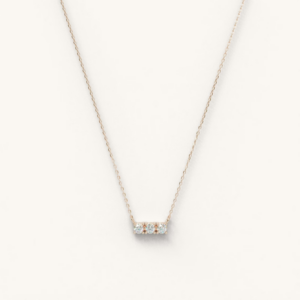 701860f199a61170 100% Diamond Pendant Necklace for Women Round Cut 0.3carat 3-stones Moissanite Sier Jewelry Valentine Day Gift