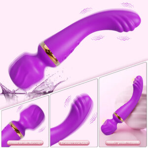 701c03bd8daa1c31 G-spot AV Wand Female Masturbation Massage Clitoral Stimulator Dildos Rechargeable Sex Toys Vibrator for Women