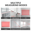 7032894ff44e66d2 MILESEEY S2 Tape Measure 40M 60M 80M 100M 120M Double Horizontal Bubble Laser Distance Meter