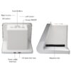 704c607143390b2a Film and Slide Scanner for 135 Film(36*24mm)/126KPK /110 Film/Super8/ Monochrome/Slide to Digital JPEG Photos 5'' Screen 16GB