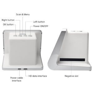 704c607143390b2a Film and Slide Scanner for 135 Film(36*24mm)/126KPK /110 Film/Super8/ Monochrome/Slide to Digital JPEG Photos 5'' Screen 16GB