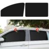Car Side Sun Shades, 4 PCS Window Sunshades Privacy Curtains, 100% Block Light f