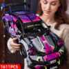 7057cffcce759365 2024 1611Pcs New Tech Building Blocks Super Racing Cool Model Smooth Design ABS Material Birthday Gift For Kids Without Boxe