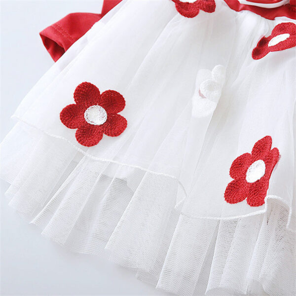 705852a63d81e72e Spring Autumn Baby Girl Dress Lovely Kid Flower Bow Children Clothing Princess Evening dresses Toddler Clothes 0-4 Y Long Sleeve