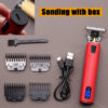 Barber Clipper Cordless Hair Cutting Beard Trimmer Shaving hine Wireless Electric Razor Men Shaver 220521