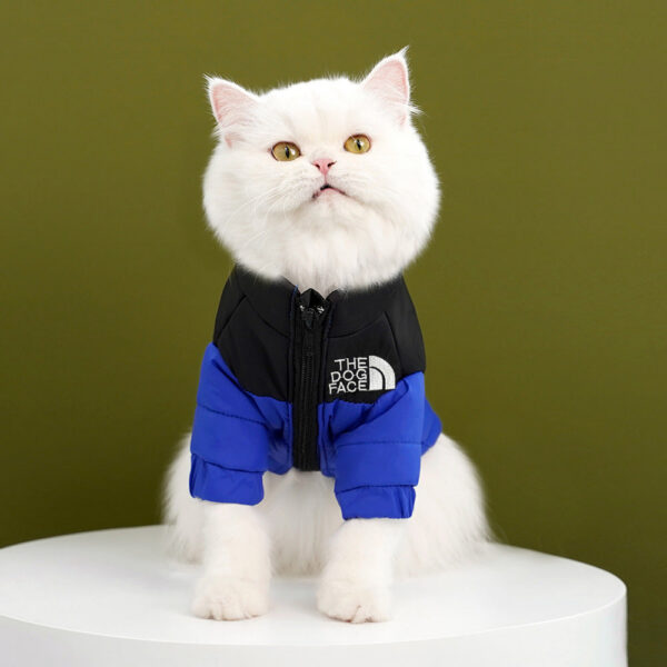 7079ecdaf5dabe78 Pet dogs, cats, clothing for autumn winter warmth, cotton down jackets, teddy large, medium, and small dogs