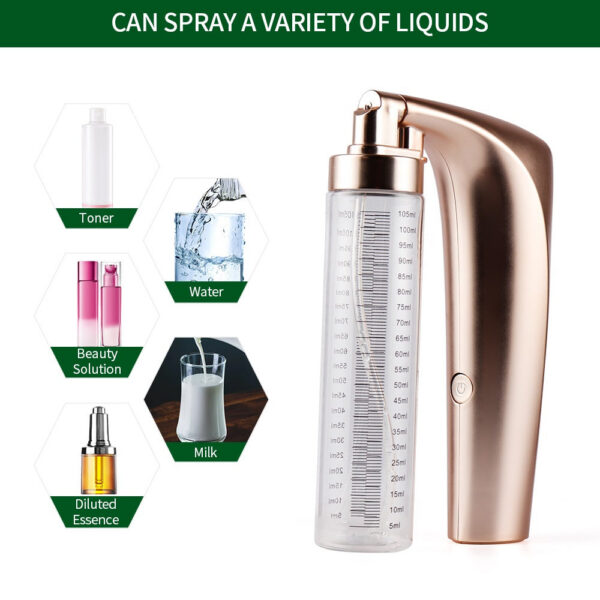 70826249e2c04521 105ML Airbrush Portable 0.0012mm Nano Oxygen Sprayer Upgraded Nozzle Mini Air Compressor Facial Moisturizing Hydrating hine