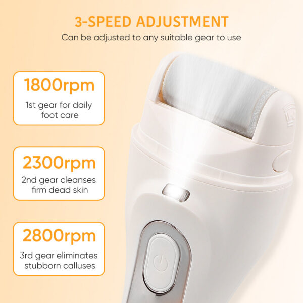 New Cross-border Electric Grinder Dead Skin Excicure Light Digital Display Peeling hine Callouse and Foot Waterproof