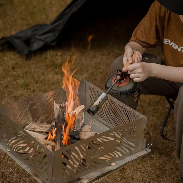 709661882225c8b3 MOUNTAINHIKER Weeding Fires hine Grass Burners Gases Torch Outdoor BBQ Blowtorch Camp Flamethrowers Camping Equipment