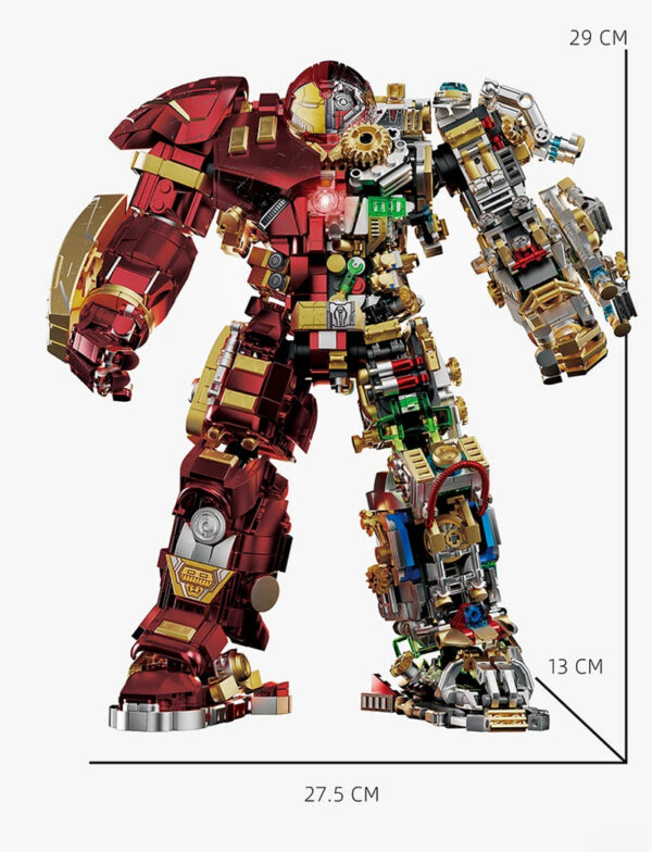 70b256bb78c75ffb 2700+pcs Iron Heroes Blocks Action Figures Mark Building Sets Buster Mech DIY Brick Collectible Toys for Boys Adult Kids Gifts