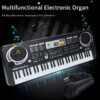 70d2bedb5a293bba Microphone, Kids Keyboard Beginners Electronic Piano with 61 Keys Music Toy Keyboards for Ages 3-12