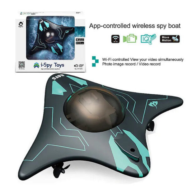 70e75ebdbd948330 RC Boat Submarine with Camera Underwater 6CH Wifi FPV Remote Boats Radio Control Toys for Boyts Kid Gifts