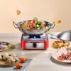 710a8a207523fdd1 Portable Alcohol Stove, Outdoor Camping Stove, Compact Stainless Steel Burner, Camping Cookware for Hiking, Picnic, Bbq, to Boil Water