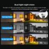 4K Solar Camera 4G SIM Card  Dual Lens 8MP HD Night Vision IP CCTV Surveillance PTZ PIR Human Detection Alarm Waterproof Camera