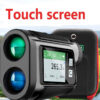 touch screen Range Finder Golf Telescope rechargeable rangefinder LCD Display Laser Distance meter with Flag-Lock 600m