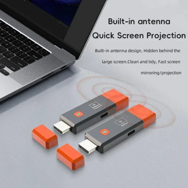 Wireless HDMI Video Transmitter and Receiver Extender kit Stick Dongle Adapter For PC Camera Laptop To Projector Monitor TV