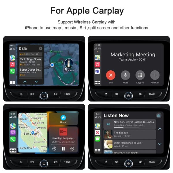 Wireless CarPlay Adapter for Android/Iphone IOS Convert Wired CarPlay to Wireless Dongle Plug Paly USB/Type-C Auto Car Adapter