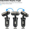Digital Display Electronic Automobile Universal Tire Pressure Monitor Rotatable Cigarette Lighter Tpms System