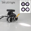 7151522e737b1dc3 Dental Loupes Dental Magnifier Dental Lab Medical Loupes Magnification Binocular 2.5/3.5x Headlight Wireless 5W Headlamp