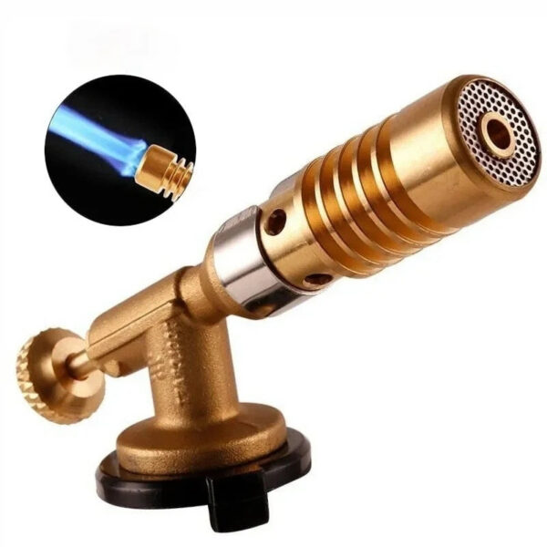 715516ea339fb935 Burner Gas Torch Flame Gun Blowtorch Cooking Soldering Butane AutoIgnition Gas-Burner Lighter Heating Camping