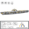 716677d0f32067e7 Piececool 3D Metal Puzzles DIY Submarine Model Building Kits for Teens Best Gifts Brain Teaser