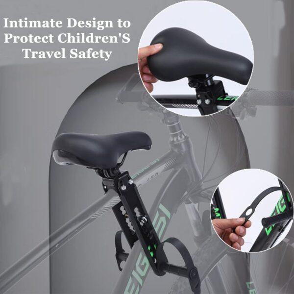 Front-Mounted Bicycle Seat, Child Bicycle Frame, Outdoor Parent-Child Frame Seat for 2-5 Year Old Kids