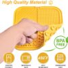 LUKITO Licking Mat for Dogs and Cats, Premium Lick Mats with Suction Cups for Dog Anxiety Relief, Cat Lick Pad for Boredom Reducer, Dog Treat Mat Perfect for Bathing Grooming