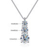 717b0ef2f79c0d0b KNOBSPIN D VVS1 Moissanite Diamond for Woman Wedding Jewely with GRA Sterling Sliver Plated White Gold Necklace